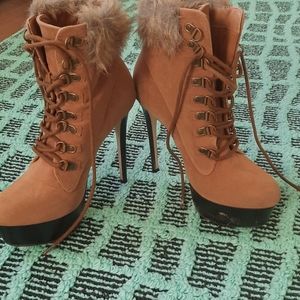 Jacquelyn faux fur boots